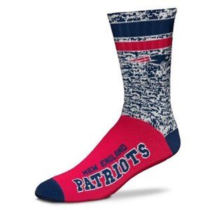 🆕🏈 NEW ENGLAND PATRIOTS RETRO DEUCE CREW SOCK - MEN - NFL